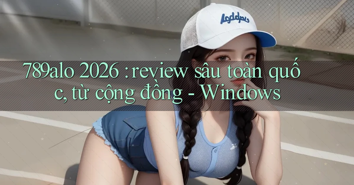 789alo 2026 review sâu toàn quốc, từ cộng đồng   Windows