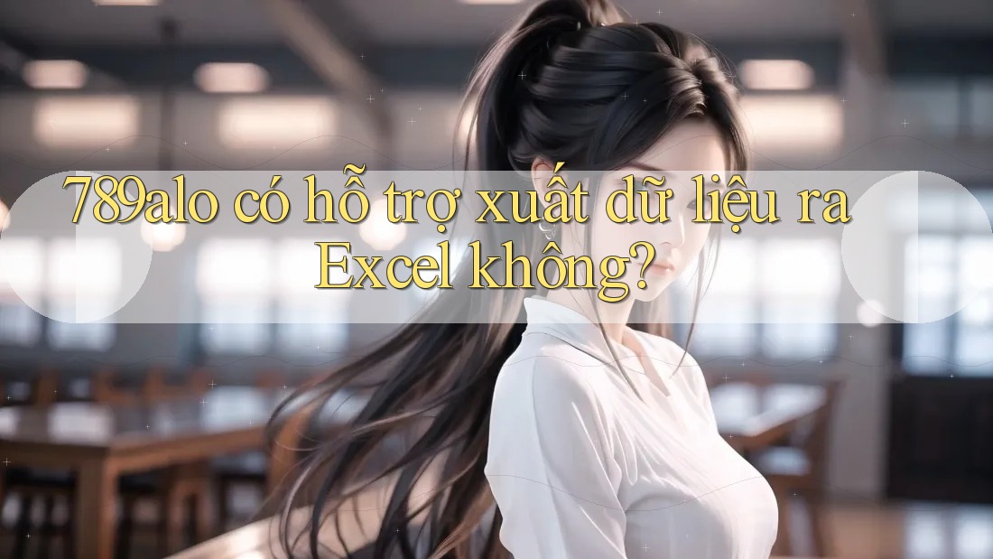 789alo có hỗ trợ xuất dữ liệu ra Excel không?