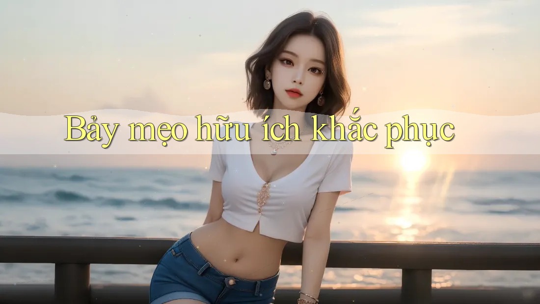 Bảy mẹo hữu ích khắc phục