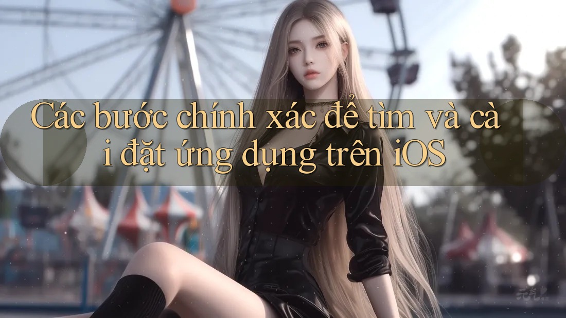Các bước chính xác để tìm và cài đặt ứng dụng trên iOS