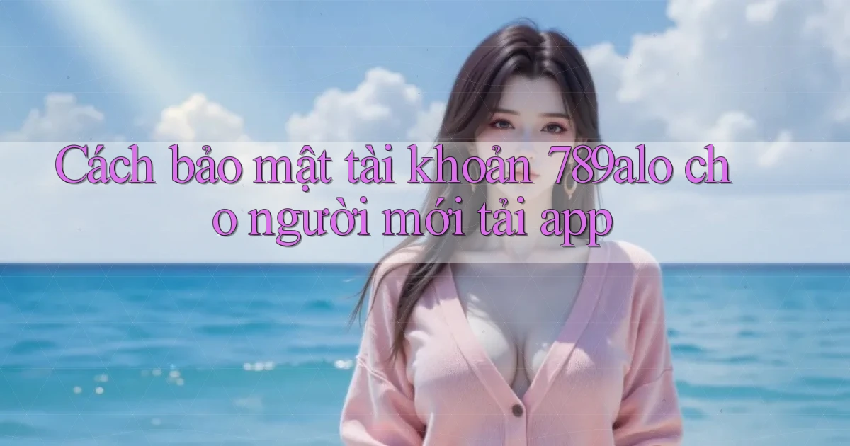 Cách bảo mật tài khoản 789alo cho người mới tải app