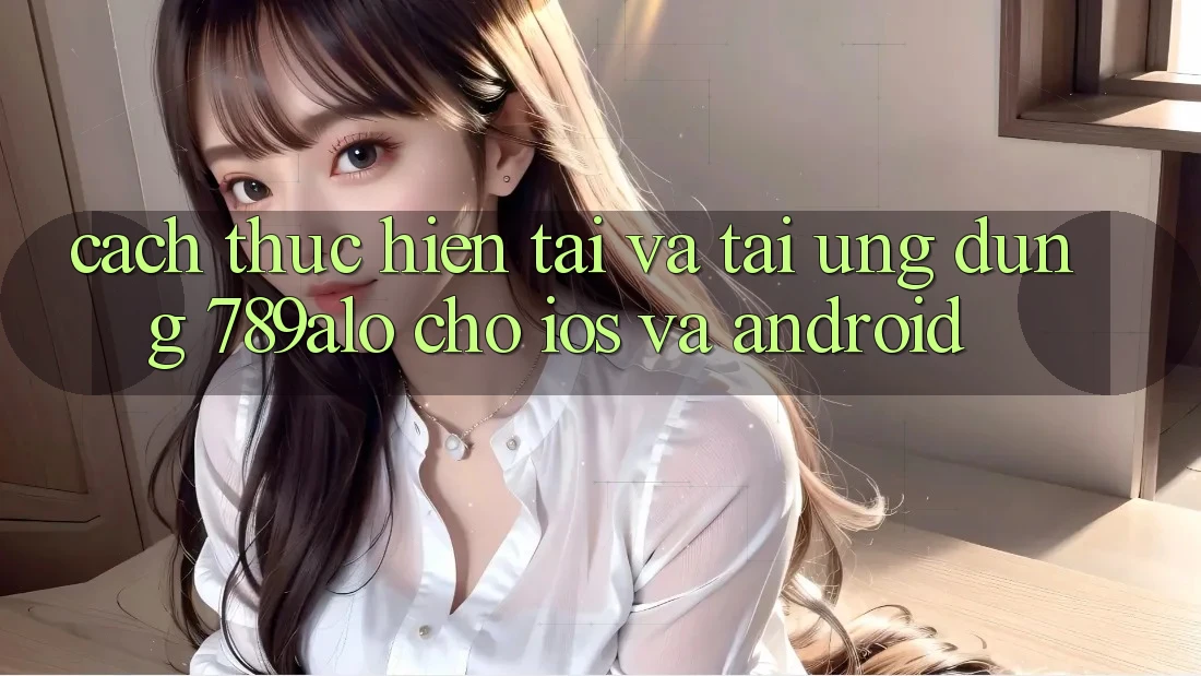 Cách thực hiện Tải Và Tải Ứng Dụng 789alo Cho iOS Và Android