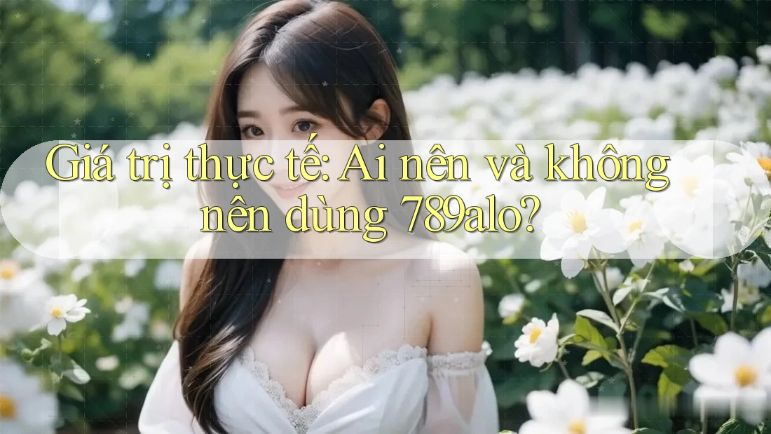Giá trị thực tế: Ai nên và không nên dùng 789alo?