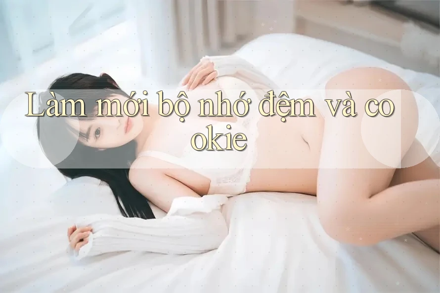 Làm mới bộ nhớ đệm và cookie