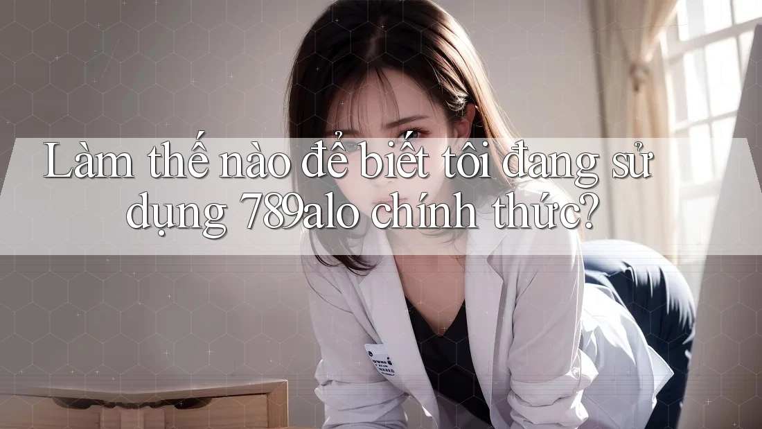 Làm thế nào để biết tôi đang sử dụng 789alo chính thức?