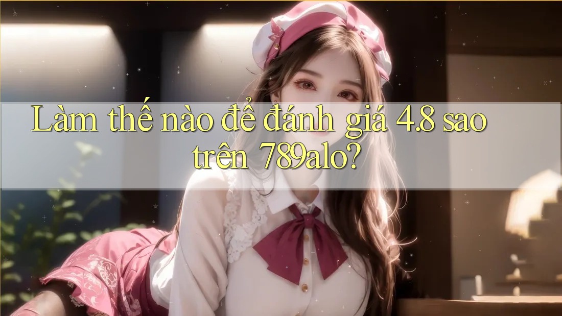 Làm thế nào để đánh giá 4. 8 sao trên 789alo?