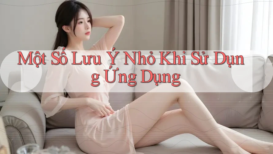 Một Số Lưu Ý Nhỏ Khi Sử Dụng Ứng Dụng