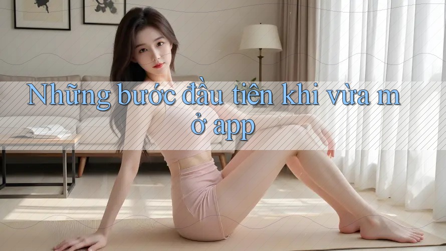 Những bước đầu tiên khi vừa mở app