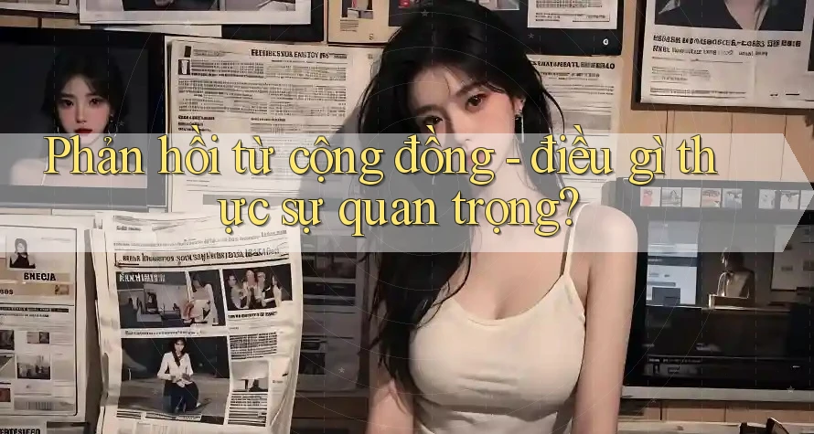 Phản hồi từ cộng đồng - điều gì thực sự quan trọng?