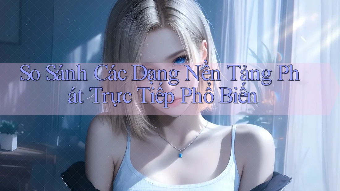 So Sánh Các Dạng Nền Tảng Phát Trực Tiếp Phổ Biến