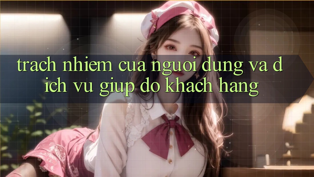 Trách Nhiệm Của Người dùng Và Dịch Vụ Giúp đỡ Khách Hàng