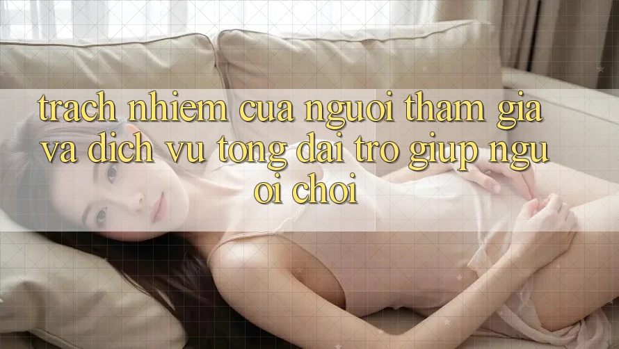 Trách Nhiệm Của Người tham gia Và Dịch Vụ Tổng đài trợ giúp Người chơi Trách Nhiệm Của Người tham gia Và Dịch Vụ Tổng đài trợ giúp Người chơi