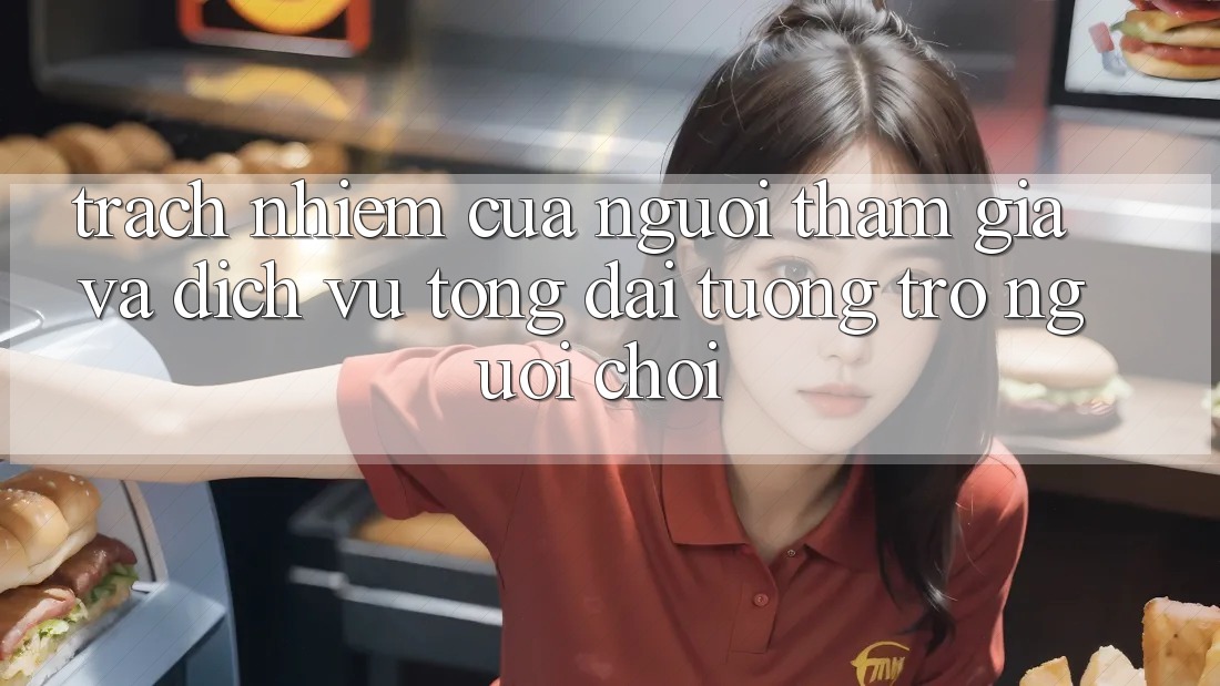 Trách Nhiệm Của Người tham gia Và Dịch Vụ Tổng đài tương trợ Người chơi
