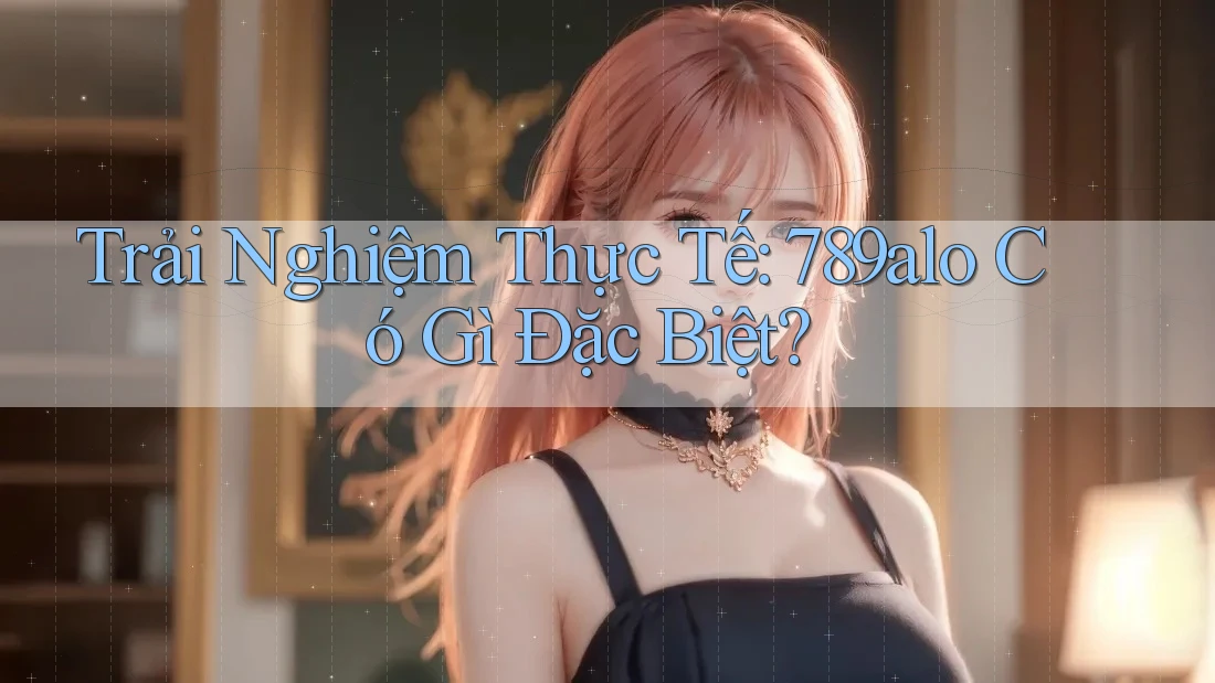 Trải Nghiệm Thực Tế: 789alo Có Gì Đặc Biệt?